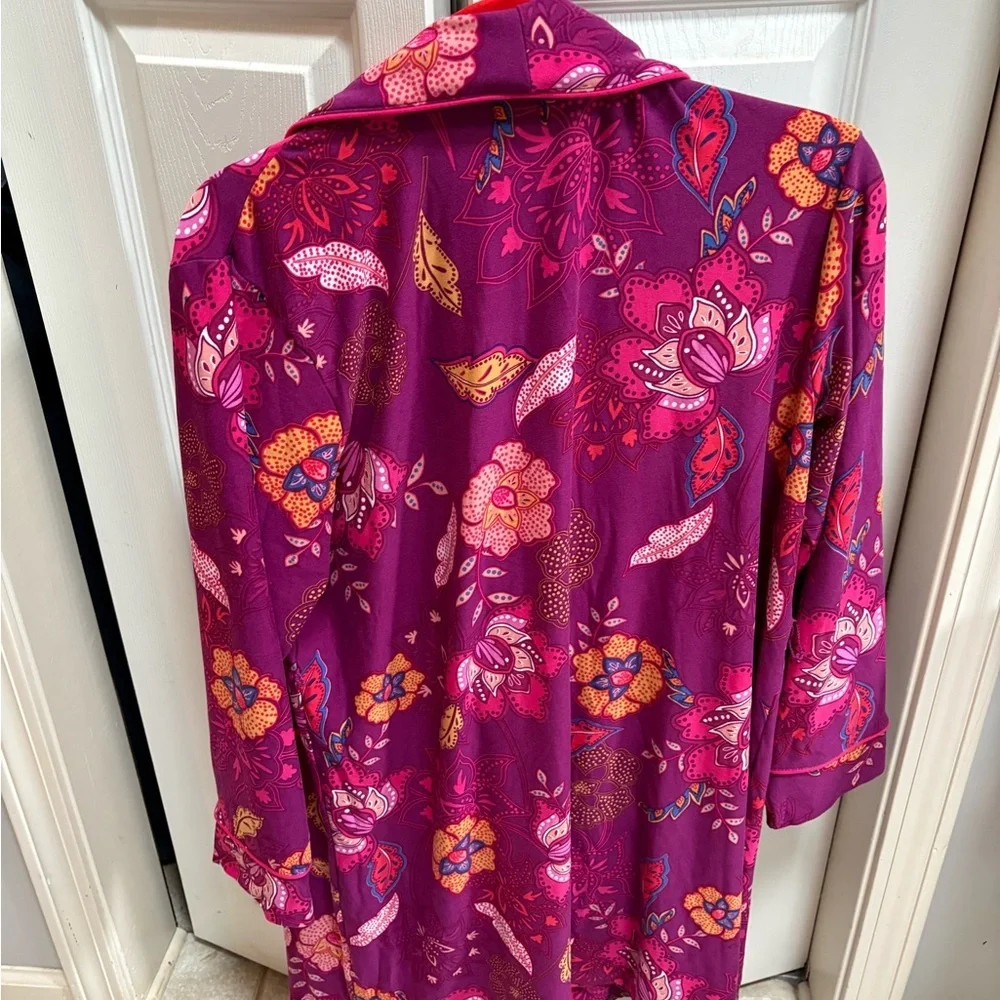 IMAN Purple and Pink Floral Kimono More like a robe